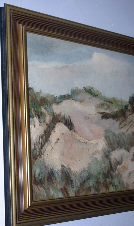 (Zeeuwse)Duinen - olieverf op doek,50x60 cm - mooi ingelijst kopen? Bied vanaf 225!
