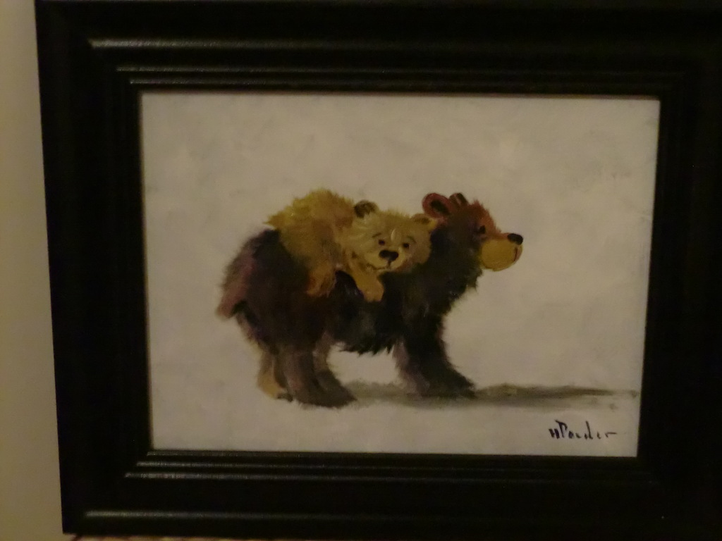 Moeder Beer met haar Jong      H Poeder kopen? Bied vanaf 45!