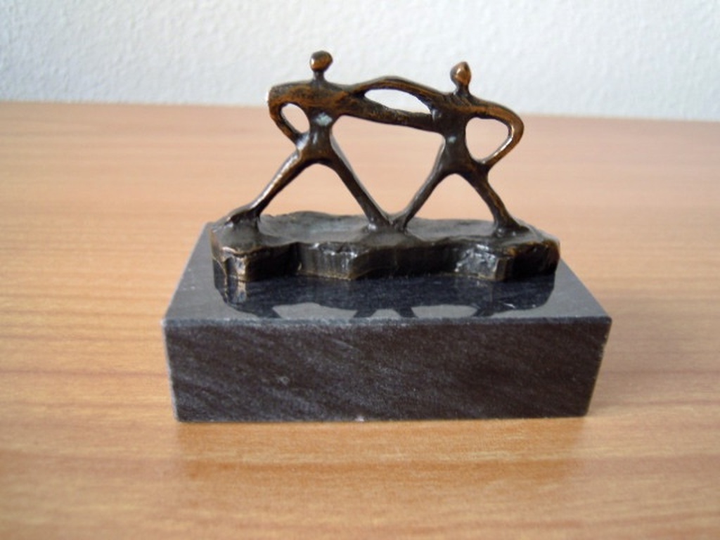 Bronzen beeldje CORRY AMMERLAAN - samen sterk. kopen? Bied vanaf 25!