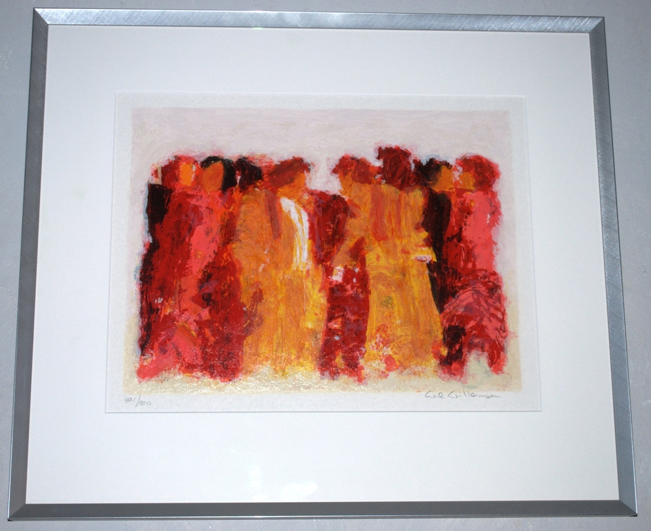 Perfect ingelijste zeefdruk IN NIEUWSTAAT kopen? Bied vanaf 35!