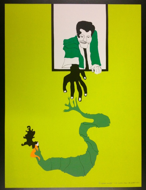 Doris Ch. Becke, zeefdruk, "Lekker diertje", 1971 kopen? Bied vanaf 1!