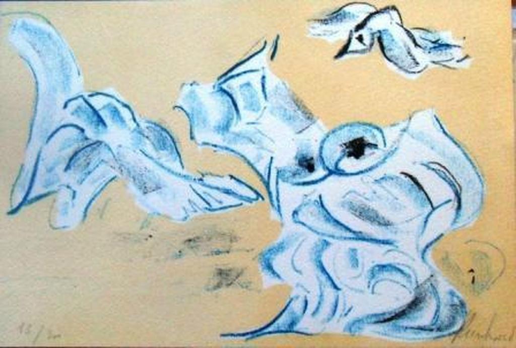 REINHOUD : Diptiek Figuren 1 en 2 (2 litho's) kopen? Bied vanaf 145!