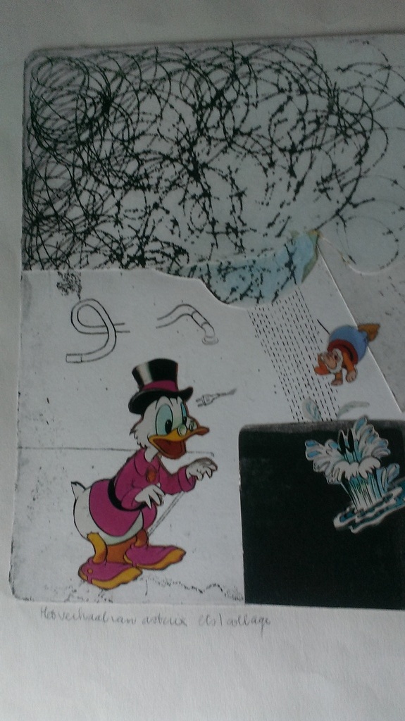 W.Monna: ets en collage, Het verhaal van Asterix ,1972 kopen? Bied vanaf 25!