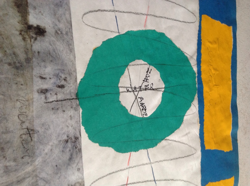 Hannes van Es, gemengde techniek / collage , Energie ,tweeluik  groot  kopen? Bied vanaf 1!