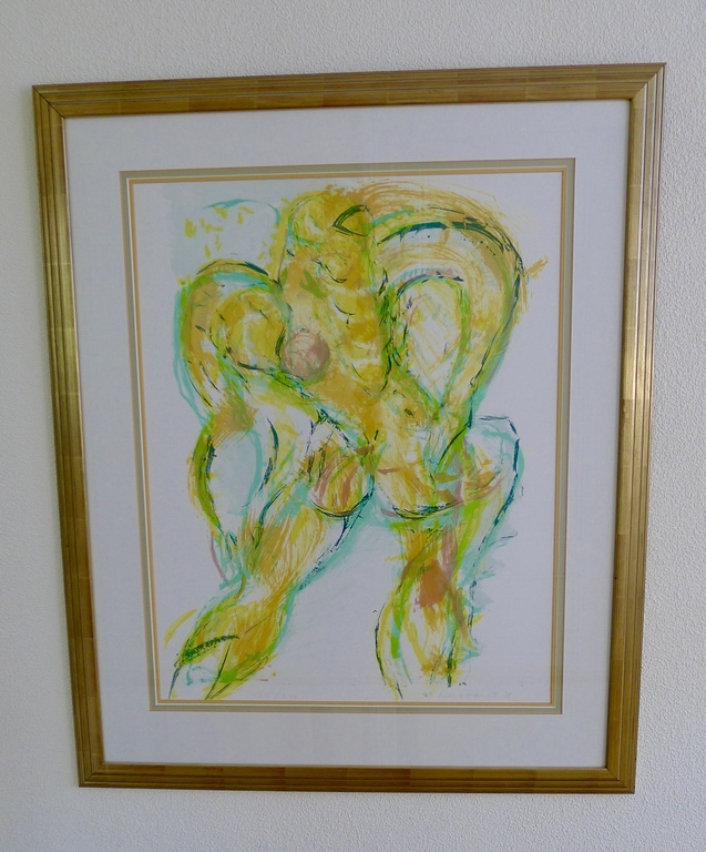 Paul de Lussanet, grote lithografie ,1989 kopen? Bied vanaf 155!