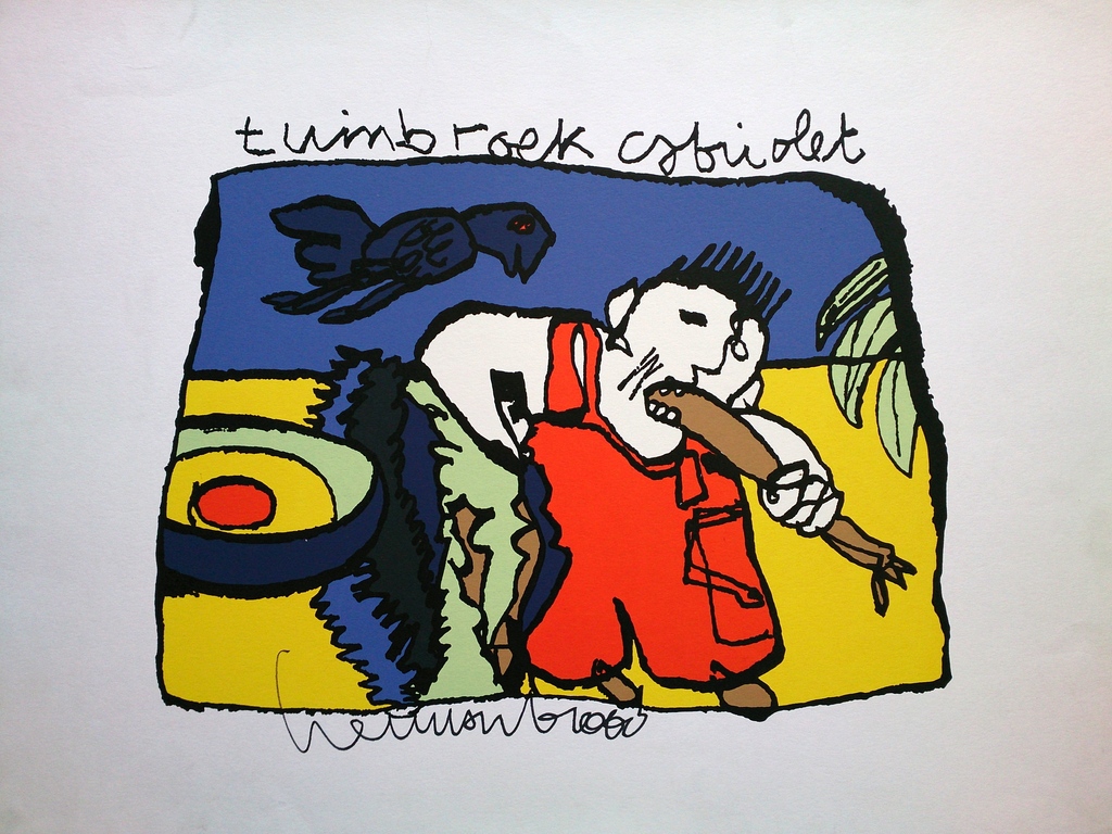 Herman Brood: Zeefdruk,  kopen? Bied vanaf 75!
