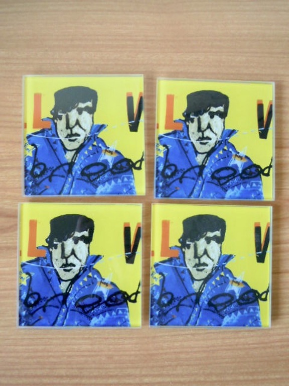 Fles wijn HERMAN BROOD uit 1996- wine gallery collectie + 4 glazen onderzetters kopen? Bied vanaf 20!