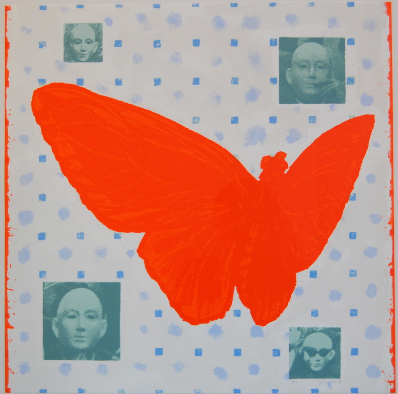 Herman van der Weert, vlinder I zeefdruk 1/25 kopen? Bied vanaf 30!