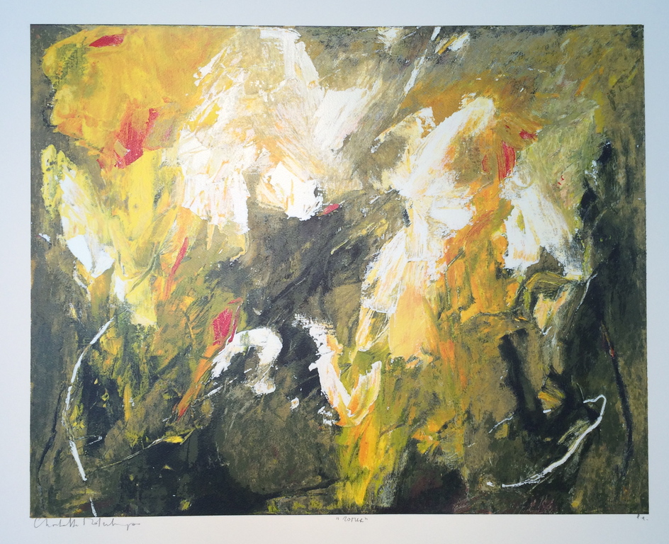 Charlotte Molenkamp, zeefdruk " Zomer " e/a exemplaar verkocht voor € 65!