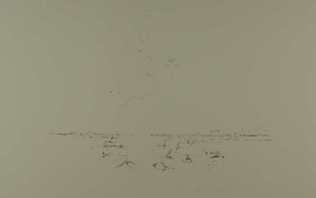 Willem den Ouden, Litho. Winterzon verkocht voor € 40!