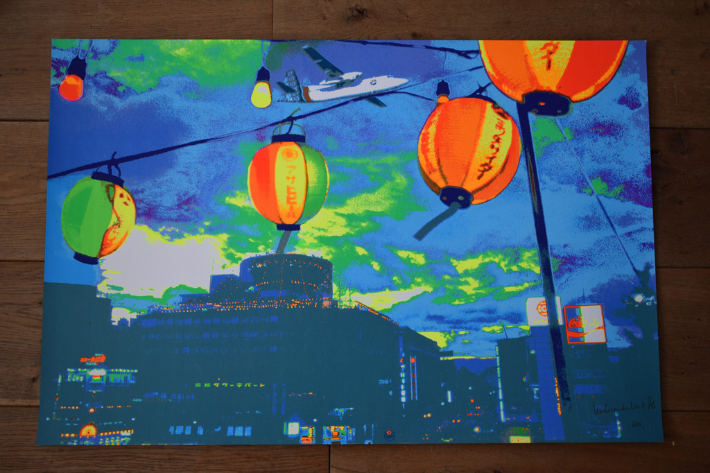 Henk van der Vet - Henk van der Vet - Kleurenzeefdruk - Fokker Friendship in China kopen? Bied vanaf 1!