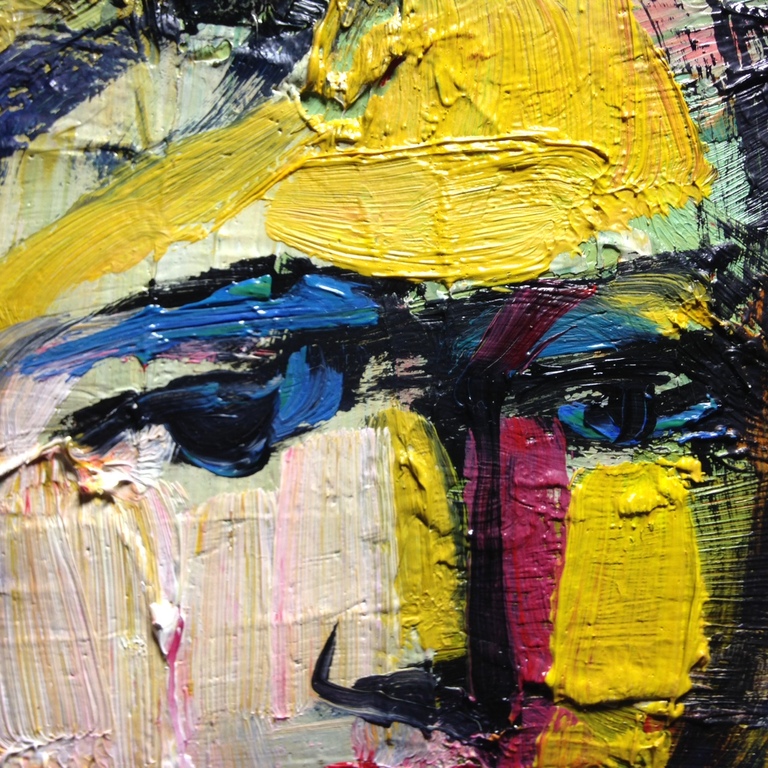 Hoop van Amer Bader; olie op canvas;  kopen? Bied vanaf 45!