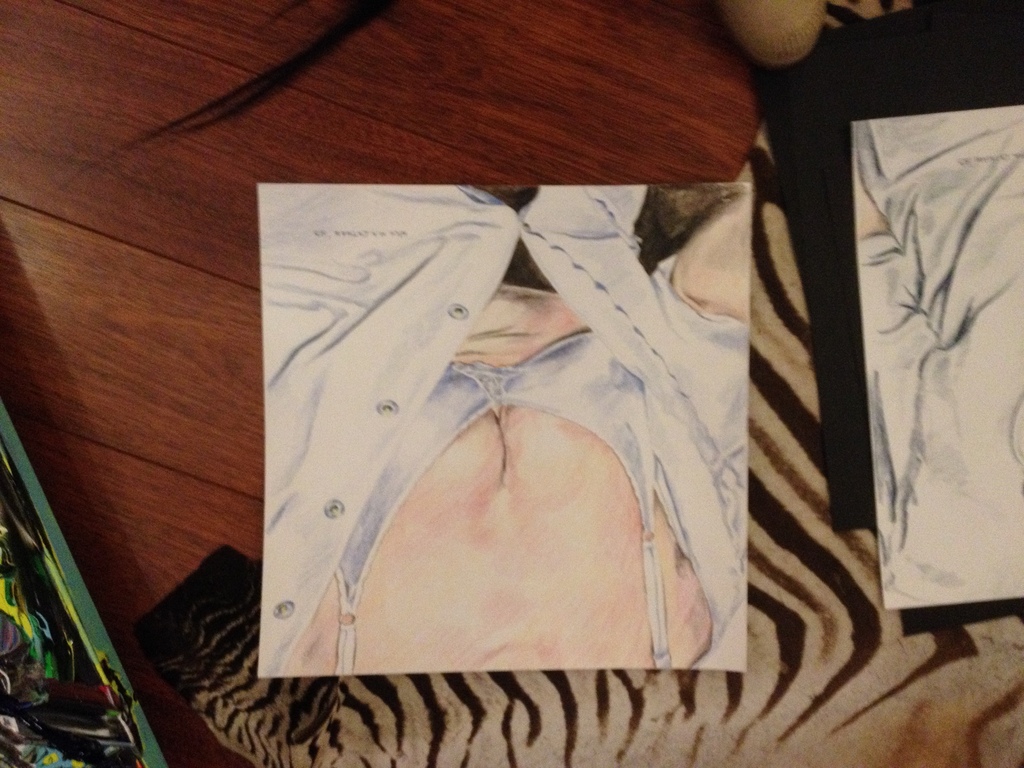 André Tigchelaar - 4 prachtige Aquarellen 50 x 50 cm  -  Serie Voeten kopen? Bied vanaf 150!