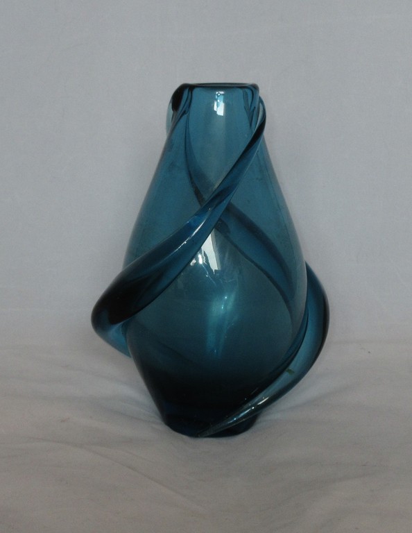 Frantisek Zemek voor ZBS - Blauw free form vaasje kopen? Bied vanaf 28!