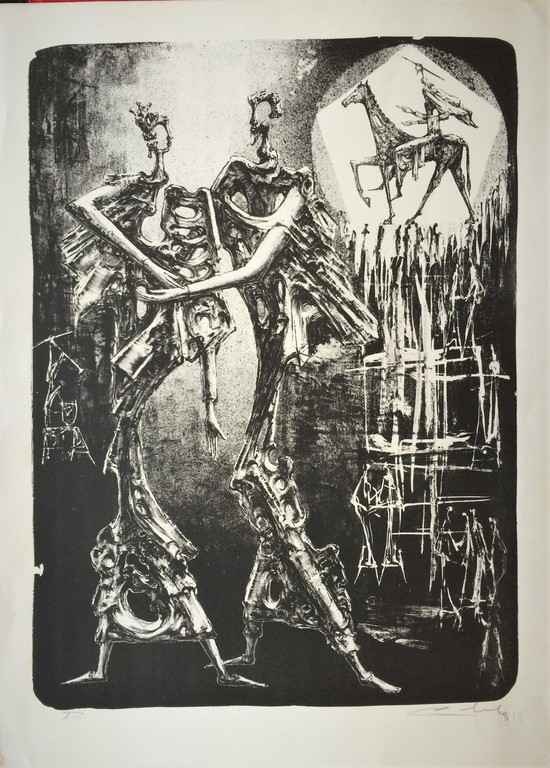 Remy CORNELISSEN -Turnhout 1913 - 1991 Antwerpen - Litho gesigneerd. verkocht voor € 43!