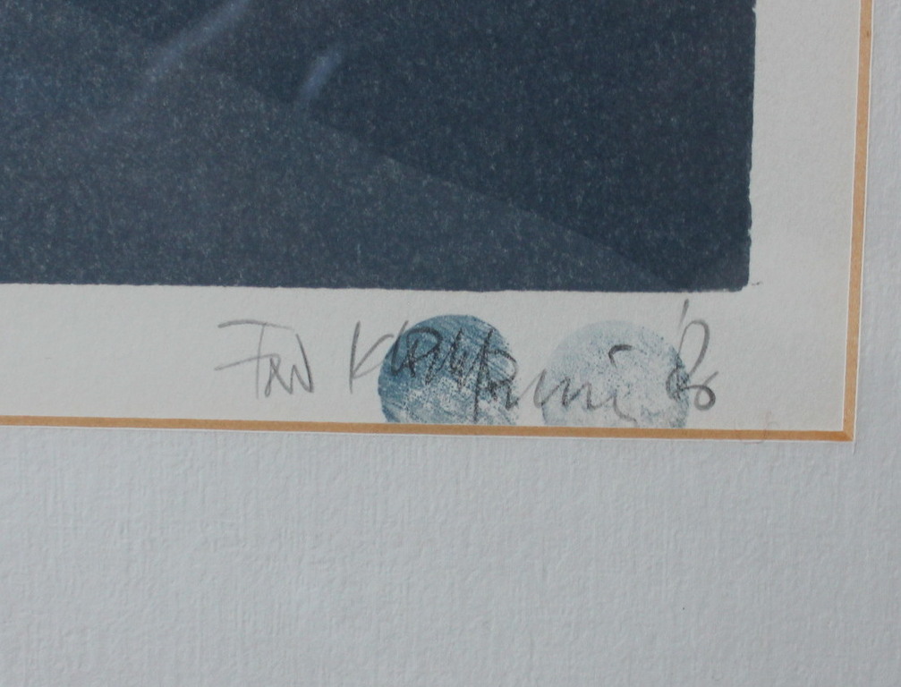 FON KLEMENT, “Otristance” 1986, boarddruk kopen? Bied vanaf 150!