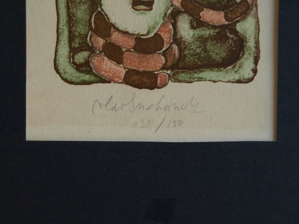 Vladimír Suchánek (1933) : Litho – Medusa –Gesigneerd – oplage 150 ex. kopen? Bied vanaf 1!