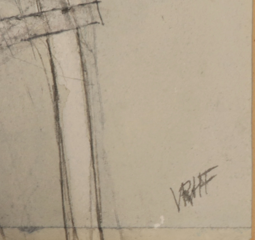 Gradus Verhaaf: Pen en Aquarel, Opgestapeld kopen? Bied vanaf 1!