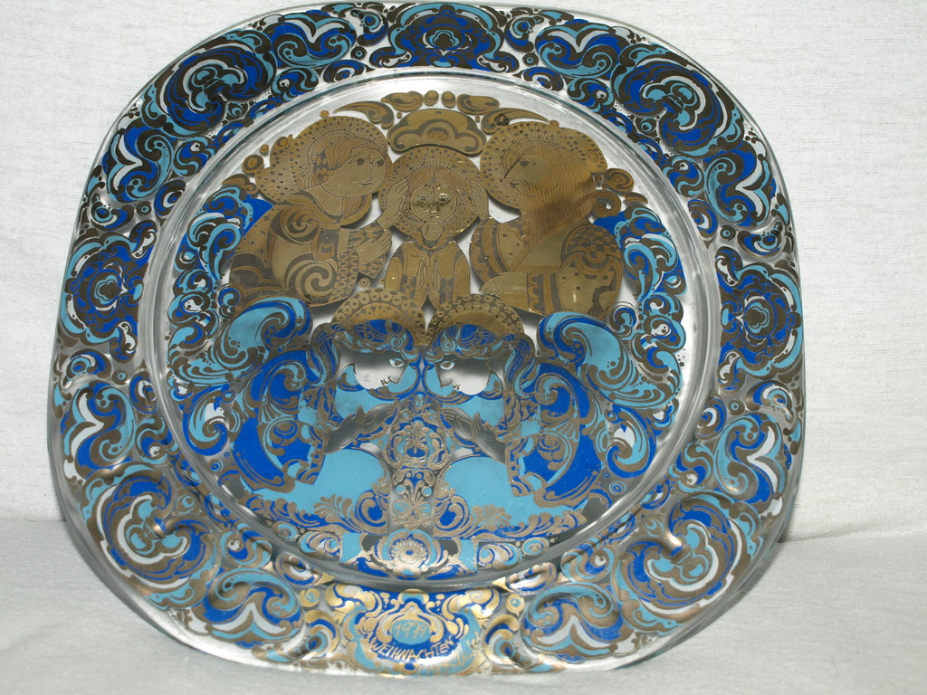 BJORN WIINBLAD – Wandbord / plaquette – Weihnachten 1979 – Rosenthal  kopen? Bied vanaf 1!