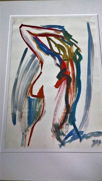 Sacha Waldheim: verf op papier, handen door t haar kopen? Bied vanaf 1!