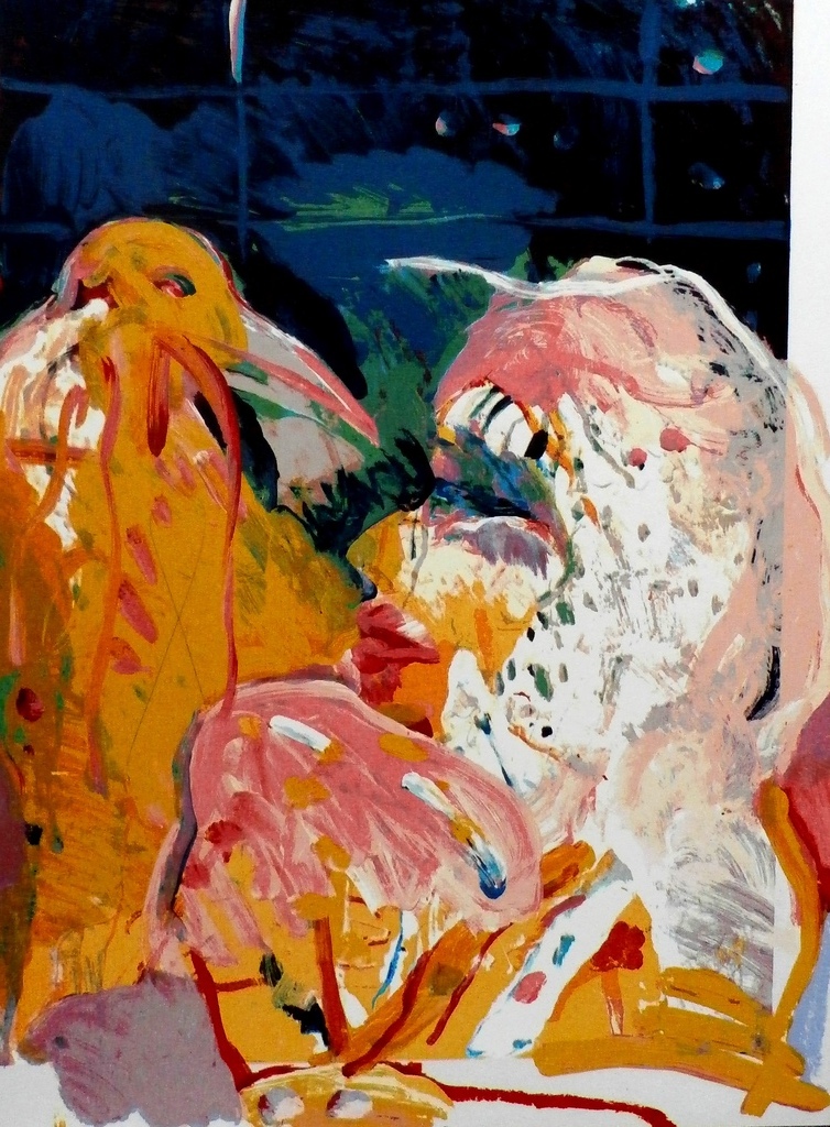 Kees van Bohemen - Zeefdruk verkocht voor € 50!