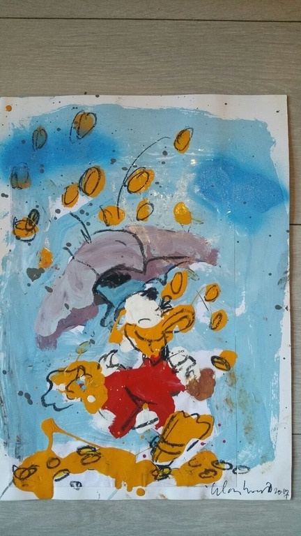 Peter Klashorst: Origineel werk, Dagobert Duck kopen? Bied vanaf 1!