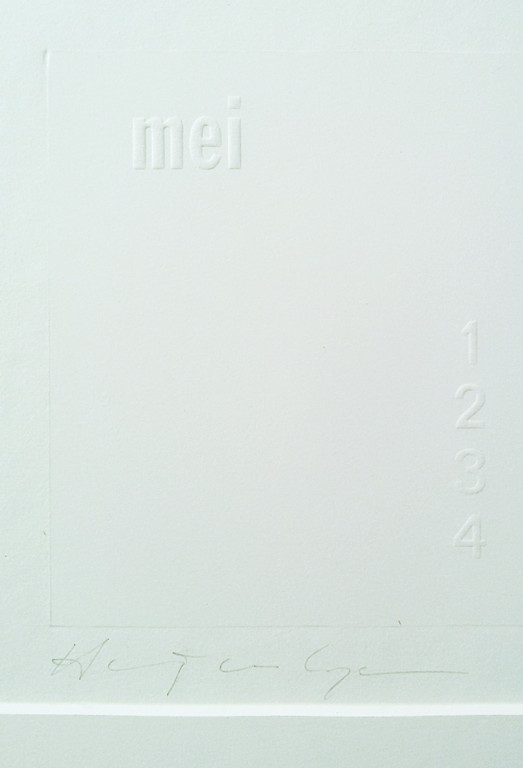 Harry van Kuyk - Mei (1974), reliëfdruk (mooi ingelijst) kopen? Bied vanaf 225!