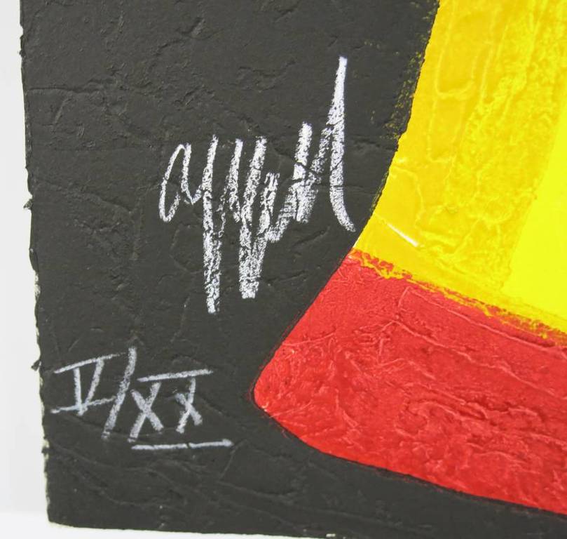 Karel Appel: Houtsnede en Reliefdruk, Clown d'Amsterdam kopen? Bied vanaf 800!