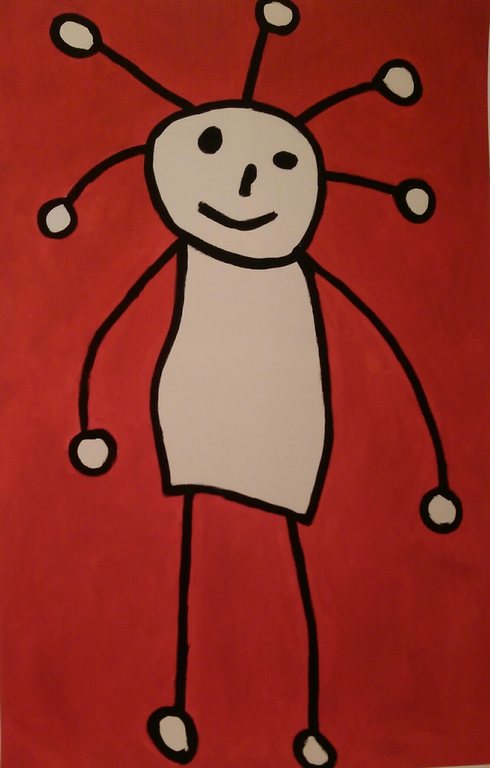 Paul Kostabi - UMP-giclee- groot!!! verkocht voor € 35!