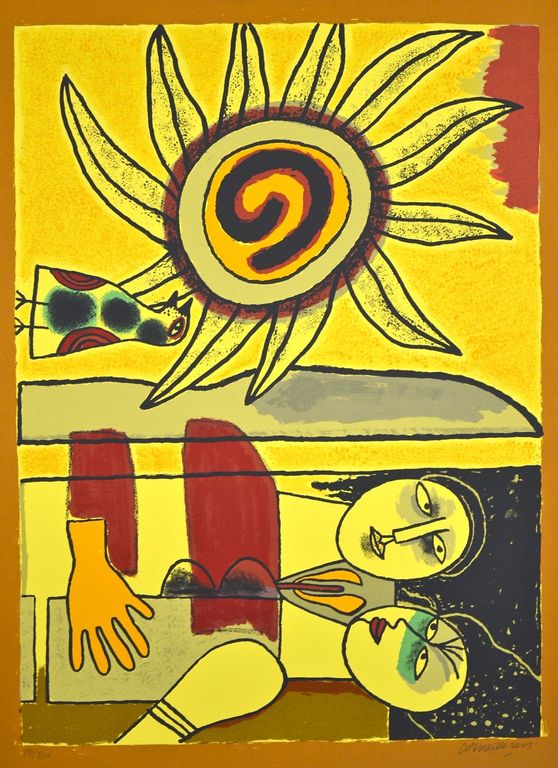 Corneille: Zeefdruk. Soleil cou coupe I kopen? Bied vanaf 200!