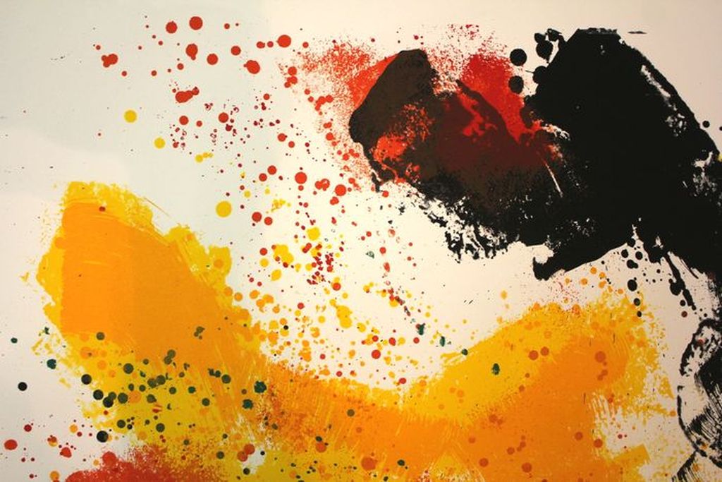 JOHANN van den NOORT  Grote Zeefdruk  ABSTRACT I  Handgesigneerd kopen? Bied vanaf 45!