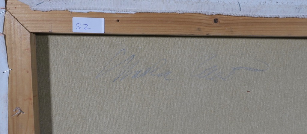 Stephan Kaluza: Olieverf op doek, in/achter mat perspex baklijst, Z.t. (Groot) kopen? Bied vanaf 500!