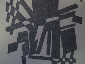 Andre van der Vossen - Andre v/d Vossen 1893-1963 gesigneerde houtsnede 39/50 voor "Creatie" 1952 kopen? Bied vanaf 1!