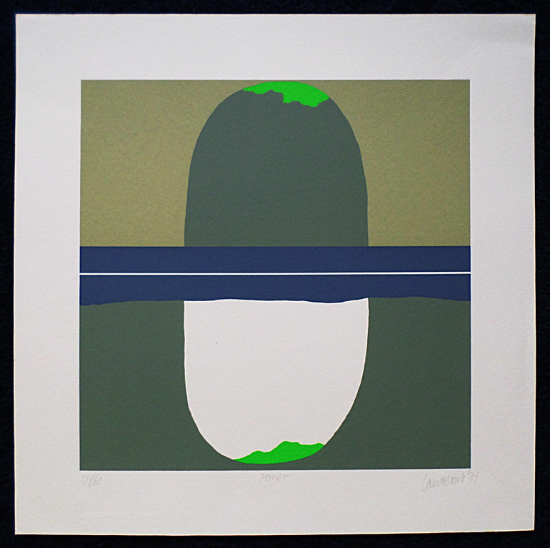 Hans Landsaat - Poort, zeefdruk kopen? Bied vanaf 50!