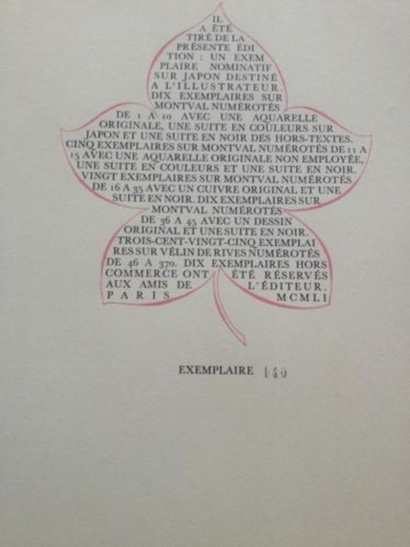 Jean Gabriel Domerque kleurenets Jeune Femme en rouge 1951 kopen? Bied vanaf 45!