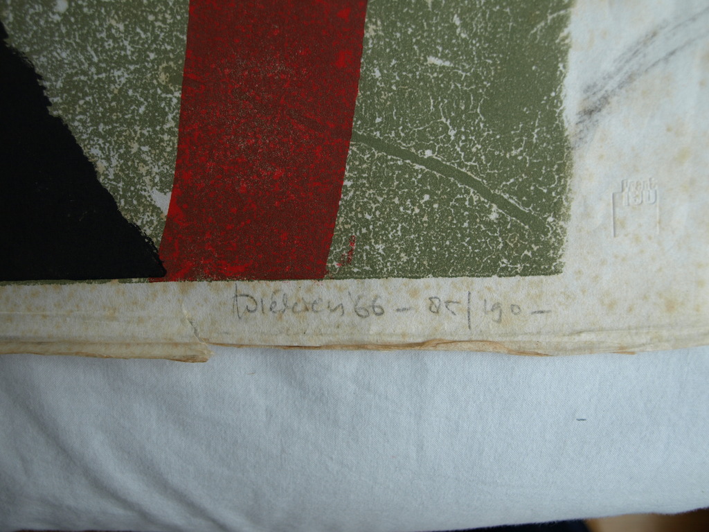 Jef Diederen : Litho – Zonder titel – Gesigneerd – 1966 – Prent 190 kopen? Bied vanaf 1!