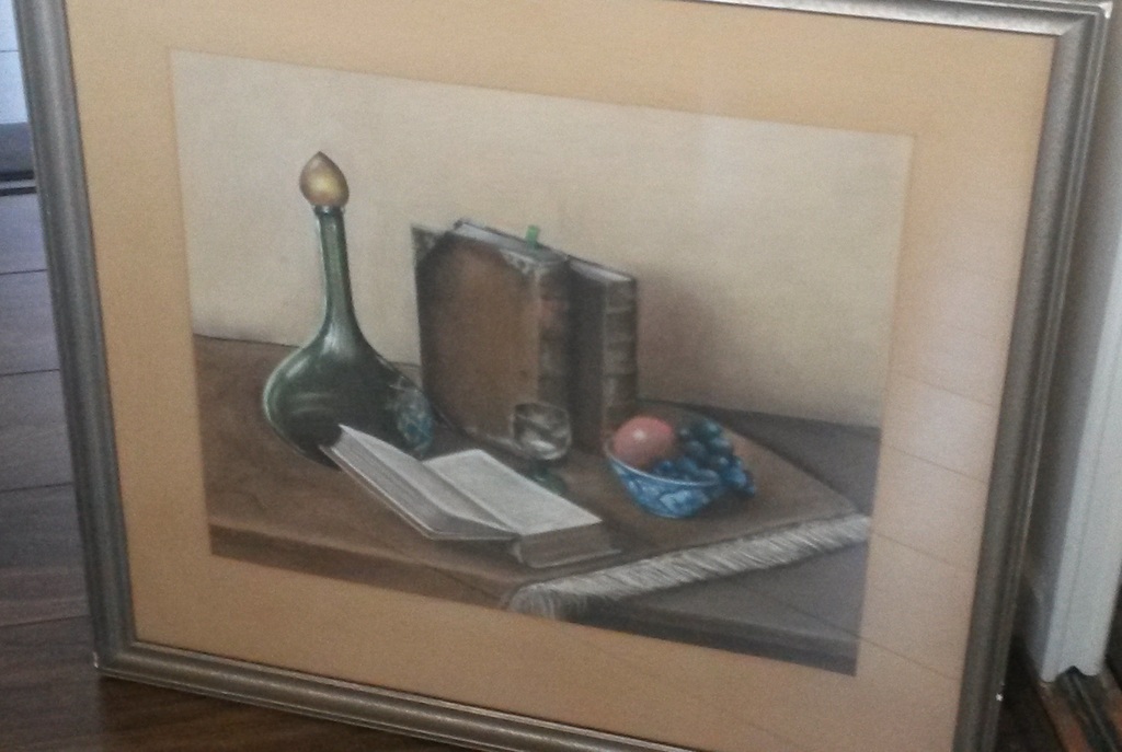 Stilleven - pastel op papier - gesigneerd kopen? Bied vanaf 40!
