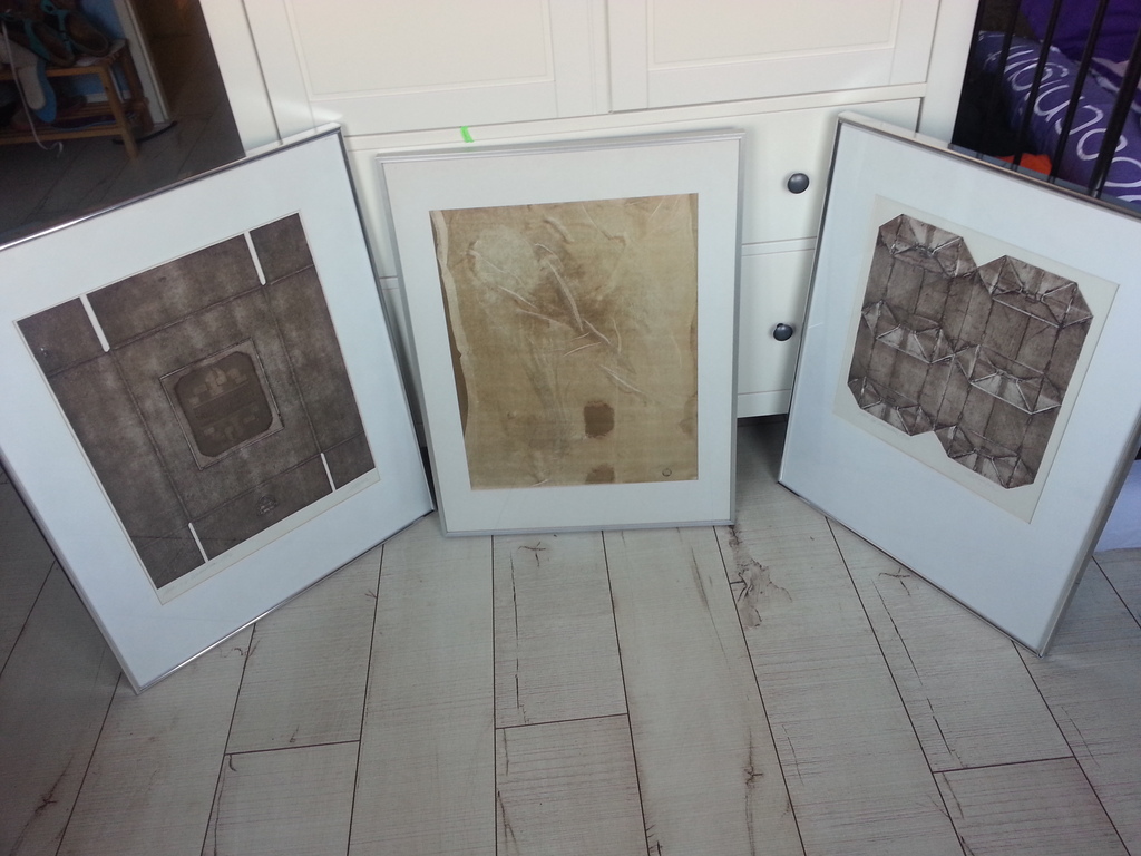 Enric Adsera Riba, 3 luik, gesigneerd en gedateerd verkocht voor € 85!