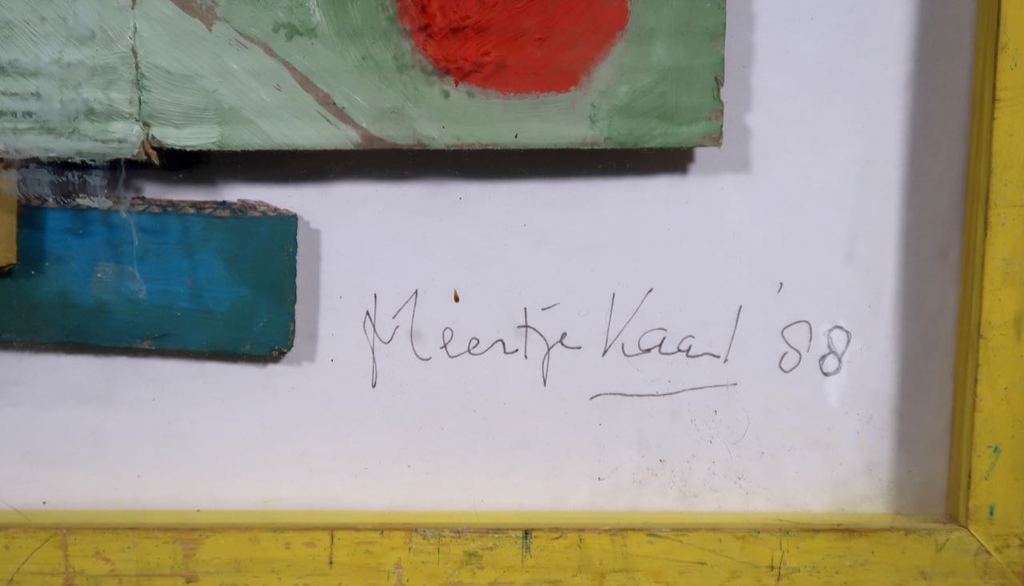 Meertje Kaal: Olieverf op karton, Eva - Ingelijst kopen? Bied vanaf 1!