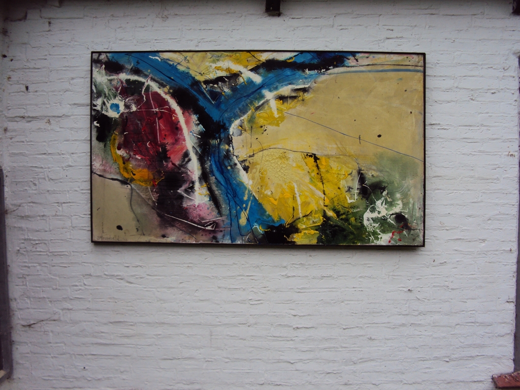 jos mosselveld, acryl op doek kopen? Bied vanaf 525!