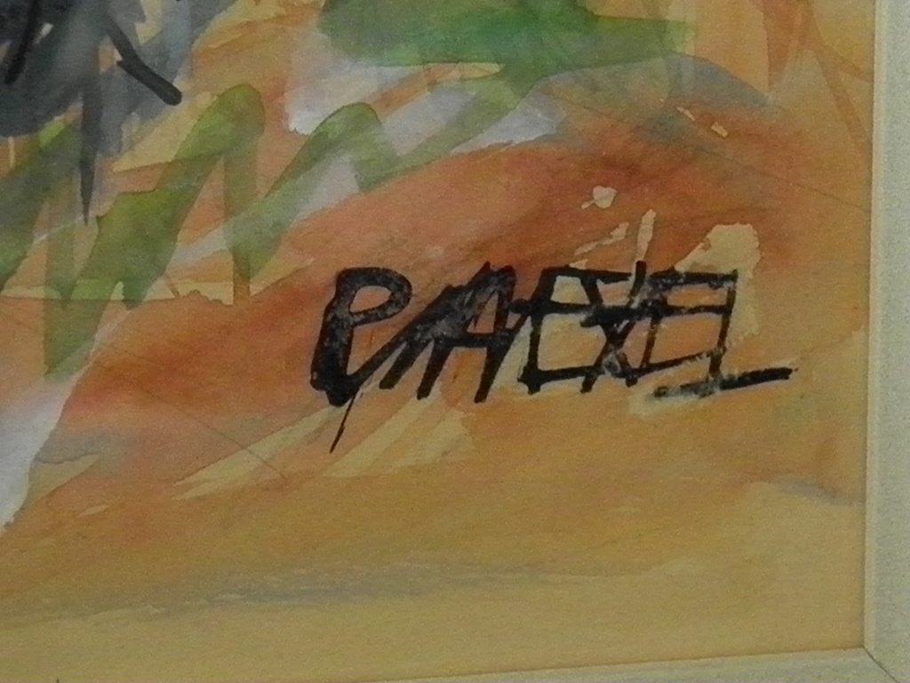 Ria Exel, gouache - expressionistisch stadsgezicht. kopen? Bied vanaf 50!