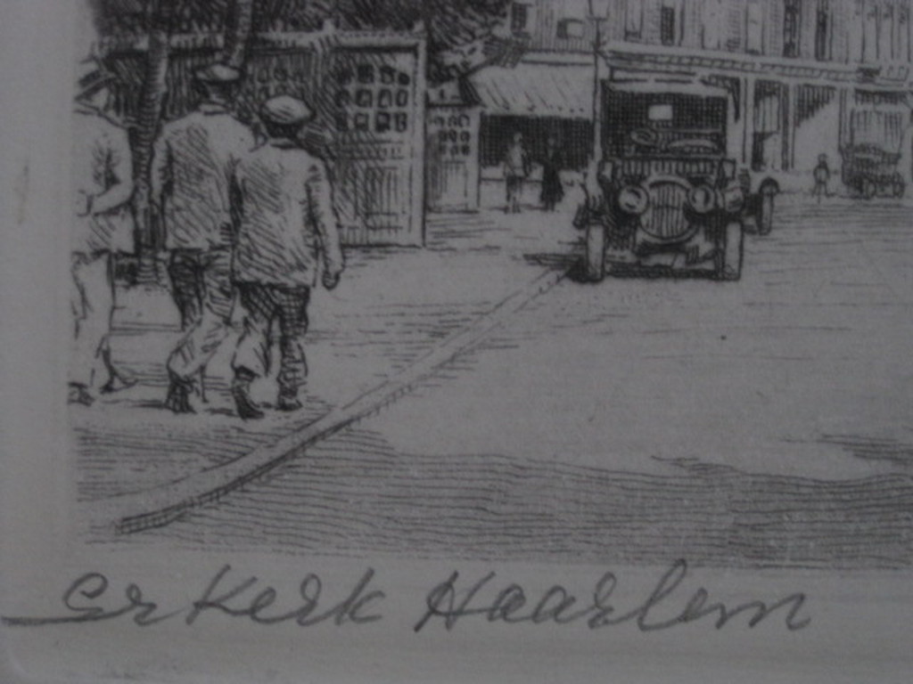 Gedetailleerde ets George KEENS (Hendrik Seegers 1878-1956 ) st Bavo Haarlem kopen? Bied vanaf 1!