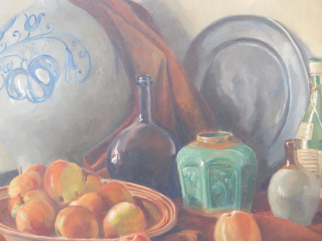 Jan van Deursen (1896-1981) - Zeer groot stilleven uit 1964 kopen? Bied vanaf 1!