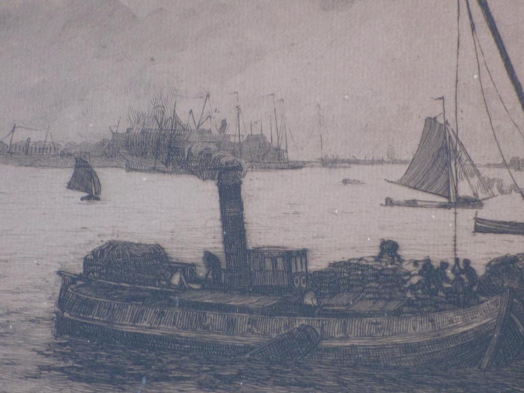 Jan Visser, Rotterdamse haven, Ets kopen? Bied vanaf 1!