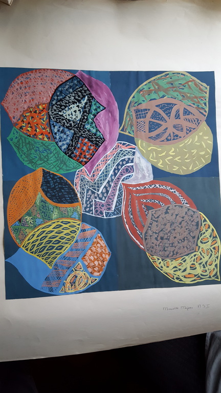 Mariette Meijers: gemengde techniek, abstract  kopen? Bied vanaf 1!