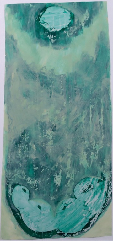 Barbara van der Cruijsen: Gouache, Zonder titel - Ingelijst (groot) kopen? Bied vanaf 40!