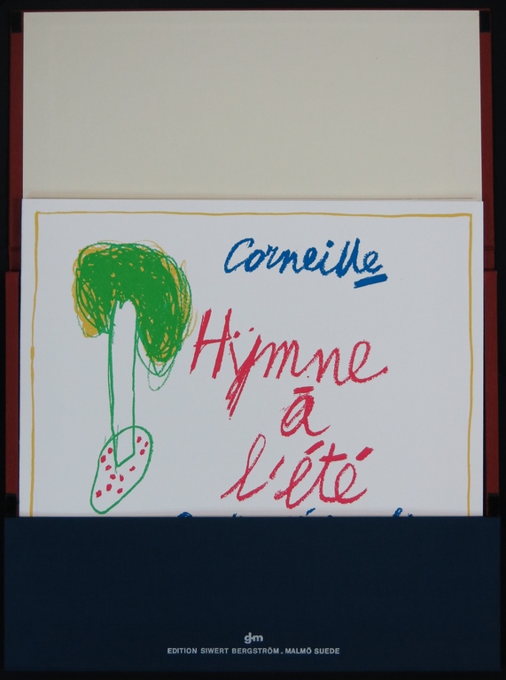 Corneille: Portfolio met 4 Zeefdrukken en 4 gedichten, Hymne a l'ete  kopen? Bied vanaf 450!
