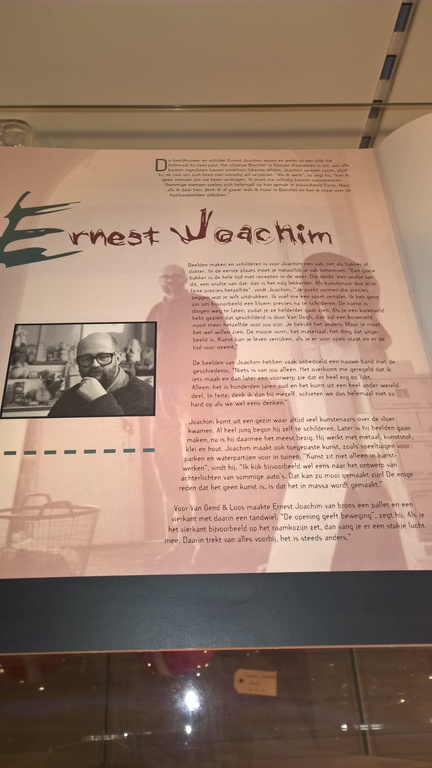 Ernest Joachim: Bronzen sculptuur, Pallets in beweging kopen? Bied vanaf 30!