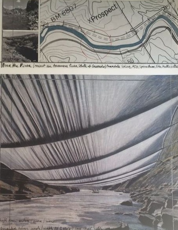 Laatste keer: Christo - Over the River - handgesigneerde XL silkscreen kopen? Bied vanaf 475!