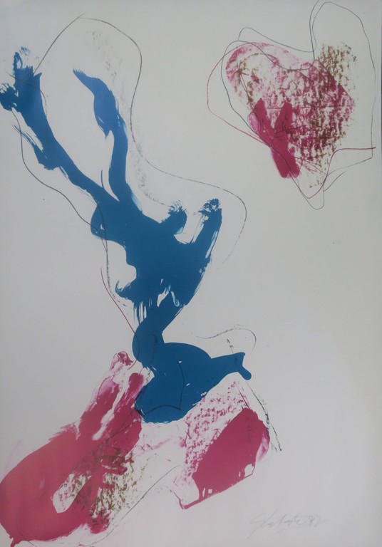 Ger Lataster: Zeefdruk, Z.T. verkocht voor € 40!